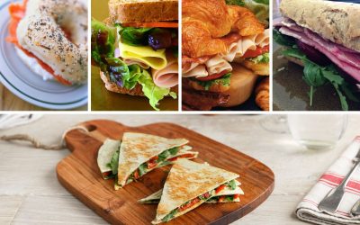What are the five types of sandwiches? 